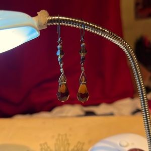 Vintage stone earrings